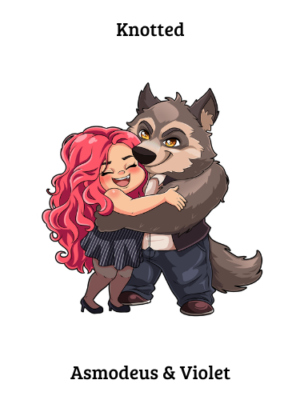 Knotted Character Chibi Sticker