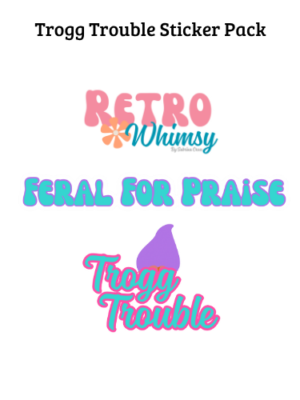 Trogg Trouble Sticker Pack