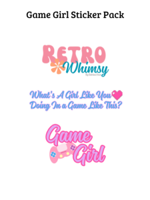 Game Girl Sticker Pack
