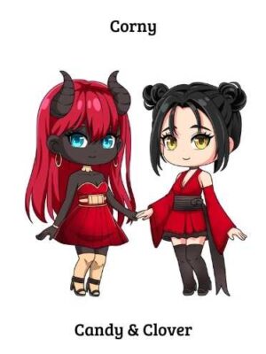 Corny Character Chibi Sticker