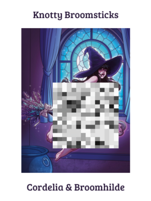 Knotty Broomsticks Art Print